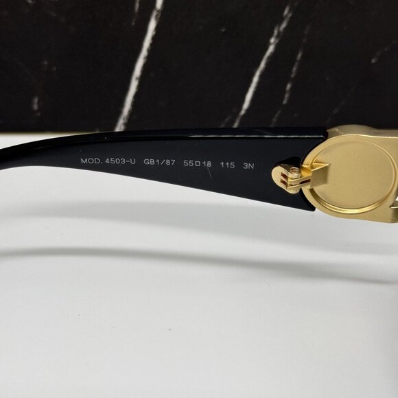 NEW VERSACE VE4503U GB1/87  BLACK WOMEN VERSACE SUNGLASSES MOD 4503-U GB1/87 - Picture 6 of 7